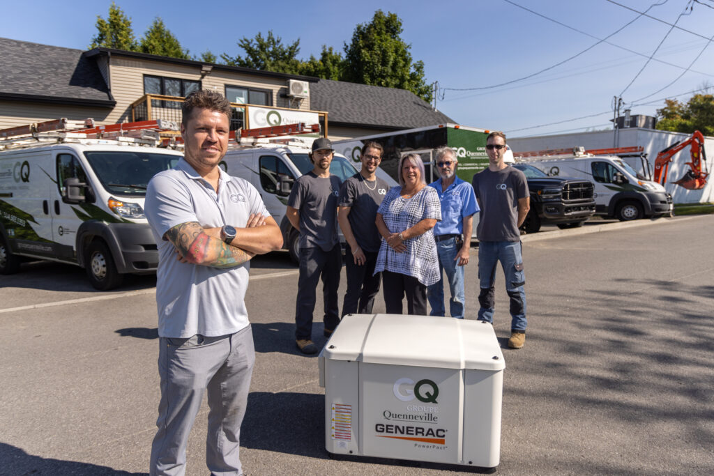 Électricien à Blainville — équipe et flotte de Groupe Quenneville