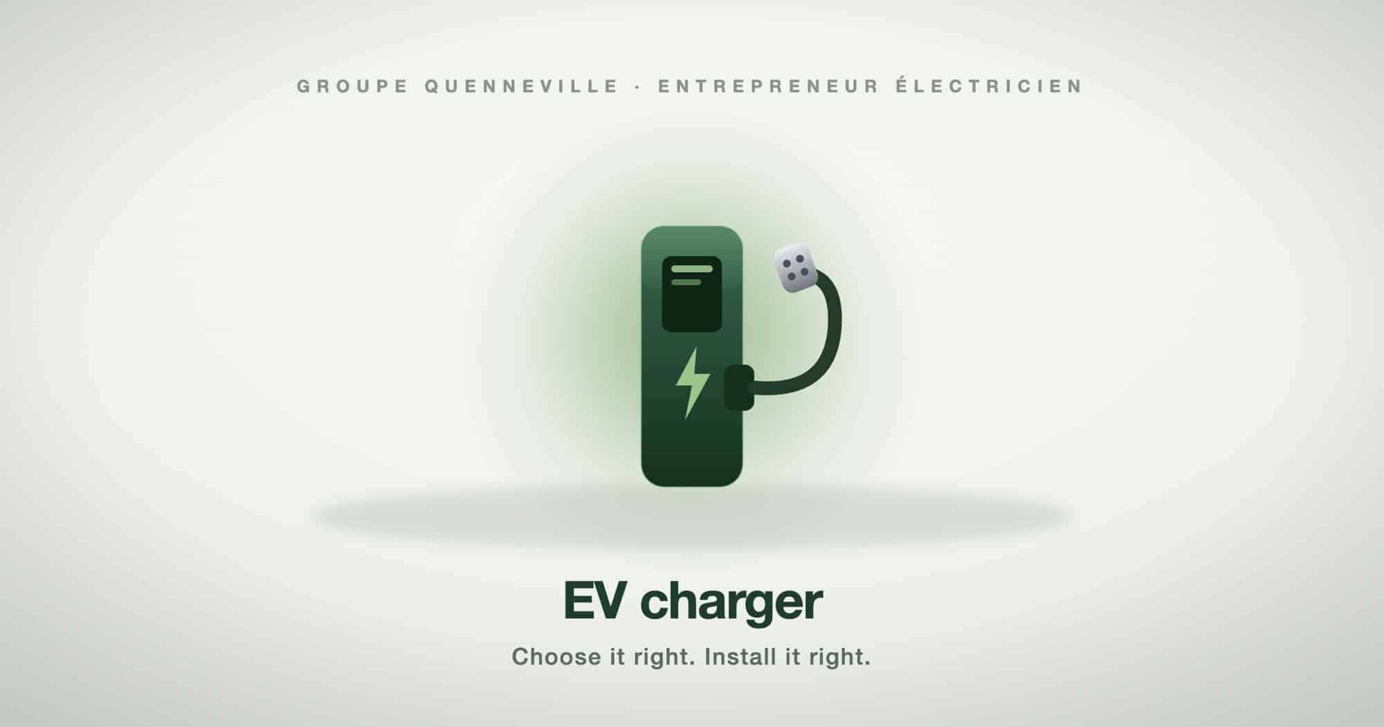 Illustration of an electric vehicle charging station