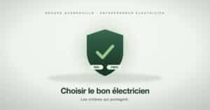 Écusson de certification RBQ et CMEQ avec crochet de validation